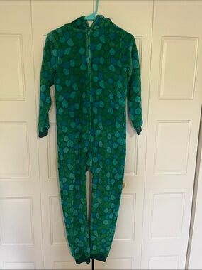 Cozy Green & Teal Hooded Kids One-Piece Bodysuit